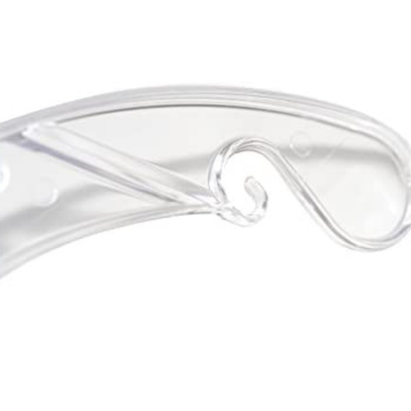 Bundle of 10 Clear Plastic Swivel Hook Hangers Home Storage Organization Closet - Picture 3 of 10